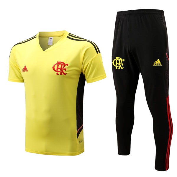 Trikot Flamengo Komplett-Set 2022-23 Gelb